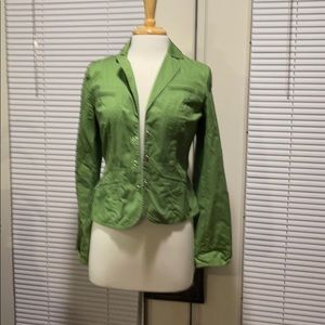 LOFT Green Blazer Jacket size 4
